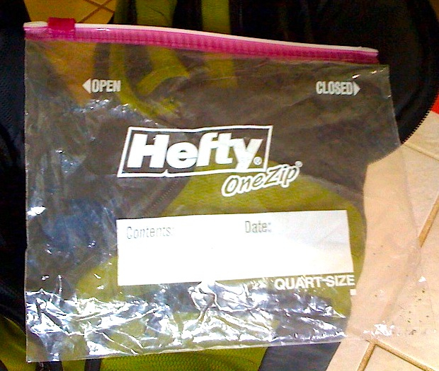 Hefty Onezip Quart Size Travel Bags 7 Ct, Plastic Bags